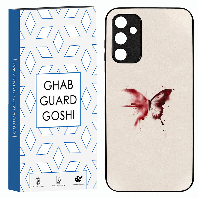 کاور قاب گارد گوشی طرح پروانه کد TPU-297 مناسب برای گوشی موبایل سامسونگ Galaxy A14