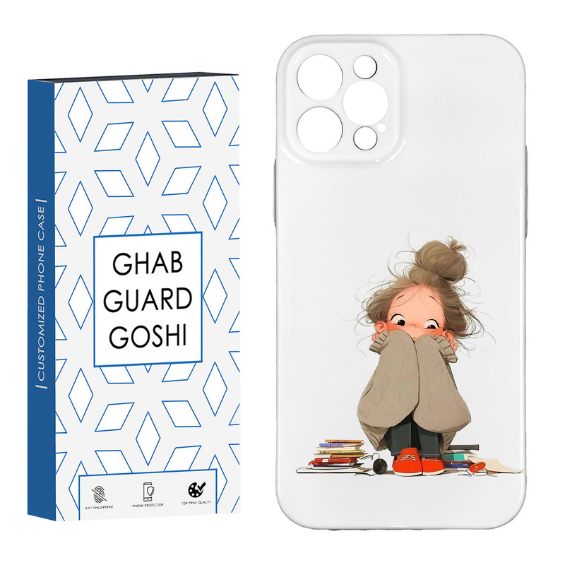 کاور قاب گارد گوشی طرح فانتزی دختر ملوس کد HARD-06 مناسب برای گوشی موبایل اپل IPHONE 12 PRO