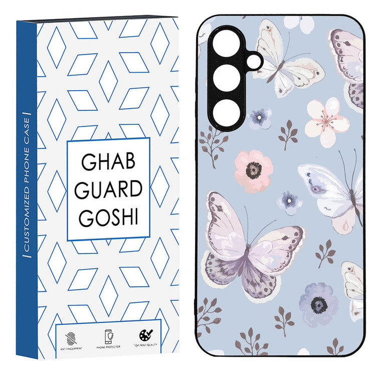 کاور قاب گارد گوشی طرح پروانه کد TPU-004 مناسب برای گوشی موبایل سامسونگ Galaxy A54