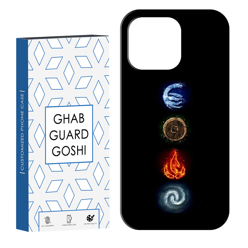 کاور قاب گارد گوشی طرح 4 عنصر کد Dimo-449 مناسب برای گوشی موبایل اپل  IPHONE 13 PRO