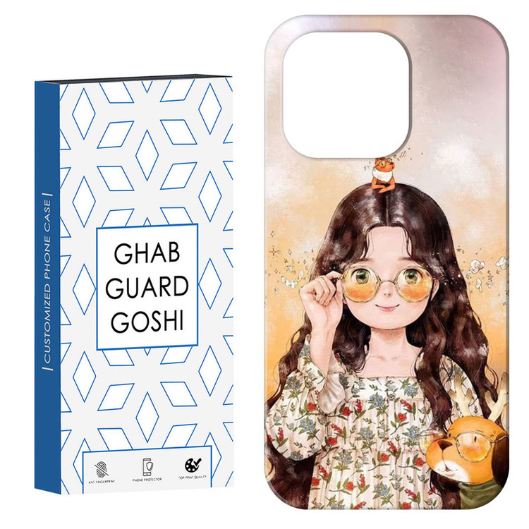 کاور قاب گارد گوشی طرح دخترانه کد Dimo-779 مناسب برای گوشی موبایل اپل IPHONE 15 PRO