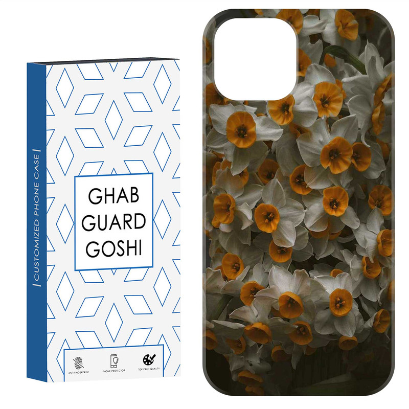 کاور قاب گارد گوشی طرح گل نرگس کد Dimo-981 مناسب برای گوشی موبایل اپل  IPHONE 15