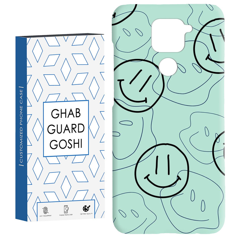 کاور قاب گارد گوشی طرح خوشحال کد Dimo-245 مناسب برای گوشی موبایل شیائومی Redmi Note 9