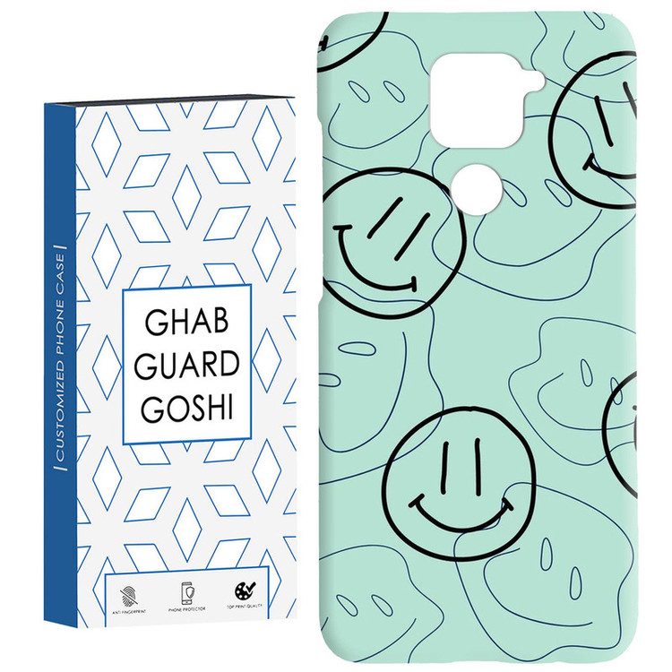 کاور قاب گارد گوشی طرح خوشحال کد Dimo-245 مناسب برای گوشی موبایل شیائومی Redmi Note 9