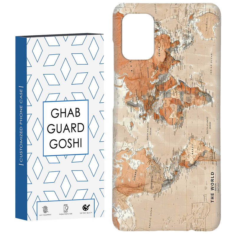 کاور قاب گارد گوشی طرح نقشه کد Dimo-081 مناسب برای گوشی موبایل سامسونگ Galaxy A71
