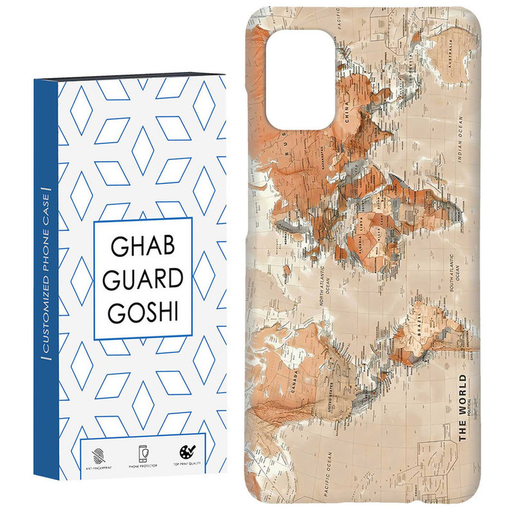 کاور قاب گارد گوشی طرح نقشه کد Dimo-081 مناسب برای گوشی موبایل سامسونگ Galaxy A71