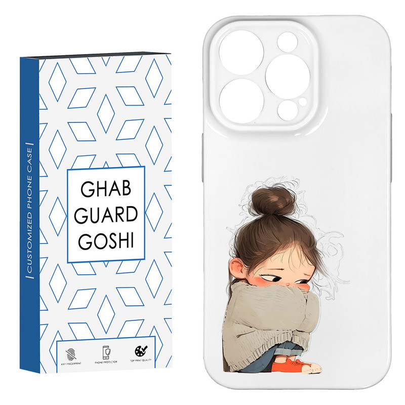 کاور قاب گارد گوشی طرح فانتزی دختر ملوس  کد HARD-04   مناسب برای گوشی موبایل اپل IPHONE 15 PRO MAX