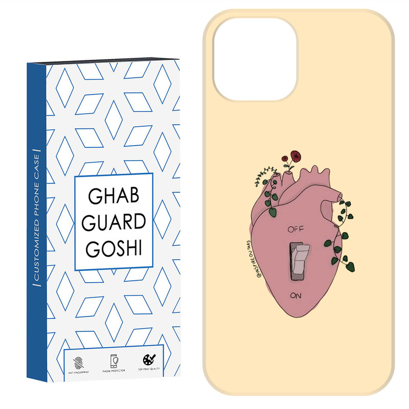 کاور قاب گارد گوشی طرح قلب کد Dimo-306 مناسب برای گوشی موبایل اپل  IPHONE 15