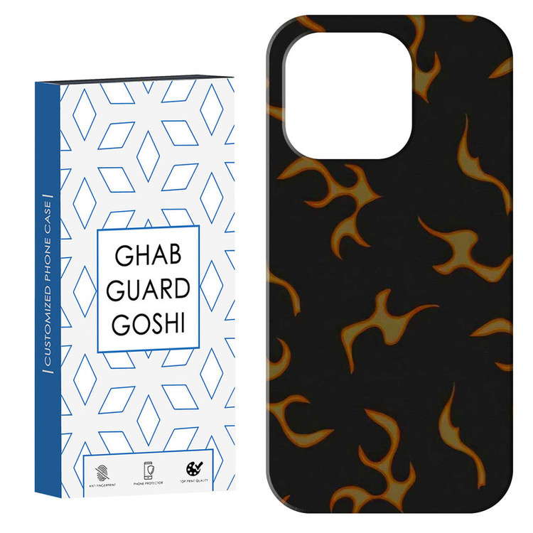 کاور قاب گارد گوشی طرح اتیش کد Dimo-936 مناسب برای گوشی موبایل اپل IPHONE 16 PRO MAX
