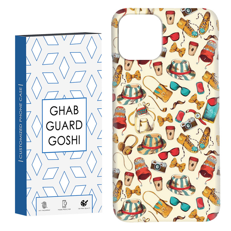 کاور قاب گارد گوشی طرح عینک و کلاه کد Dimo-788 مناسب برای گوشی موبایل اپل  IPHONE 11 PRO
