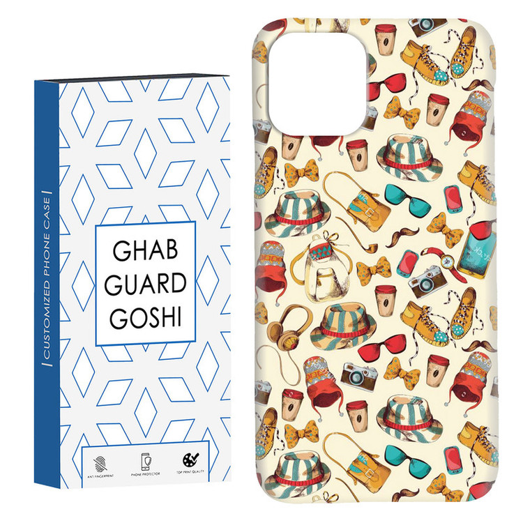 کاور قاب گارد گوشی طرح عینک و کلاه کد Dimo-788 مناسب برای گوشی موبایل اپل IPHONE 11 PRO