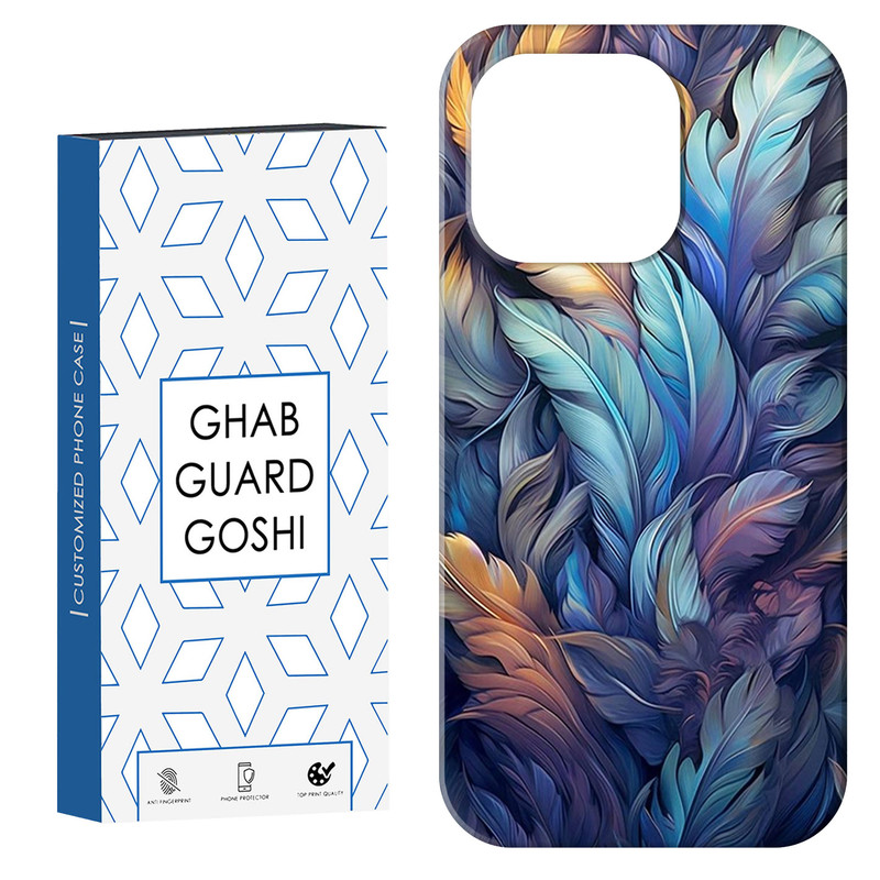 کاور قاب گارد گوشی طرح پر کد Dimo-381 مناسب برای گوشی موبایل اپل  IPHONE 14 PRO MAX