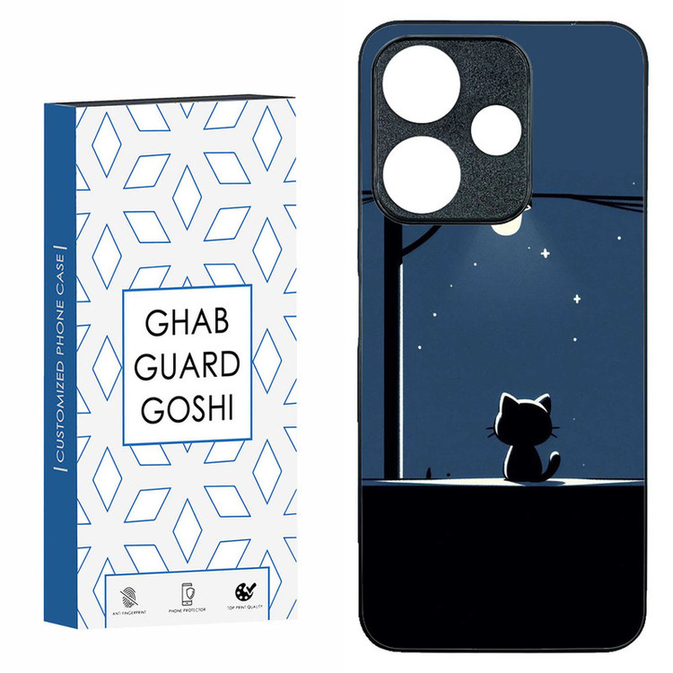 کاور قاب گارد گوشی طرح گربه کد TPU-189 مناسب برای گوشی موبایل شیائومی REDMI 13