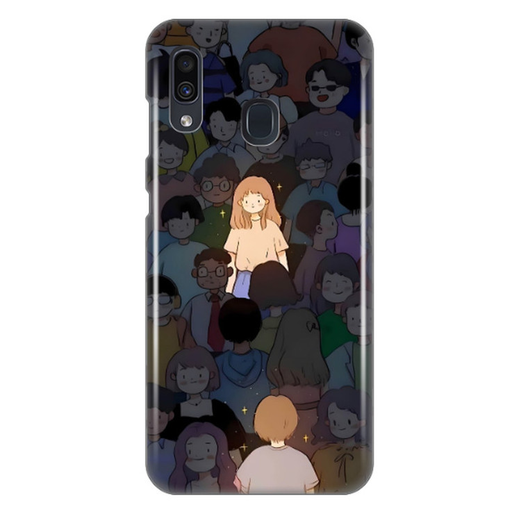 کاور طرح دختر درخشان کد DIMO-061 مناسب برای گوشی موبایل سامسونگ Galaxy A30 / Galaxy A20
