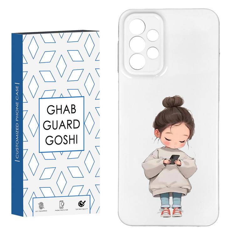 کاور قاب گارد گوشی طرح فانتزی دختر ملوس کد HARD-015 مناسب برای گوشی موبایل سامسونگ GALAXY A23