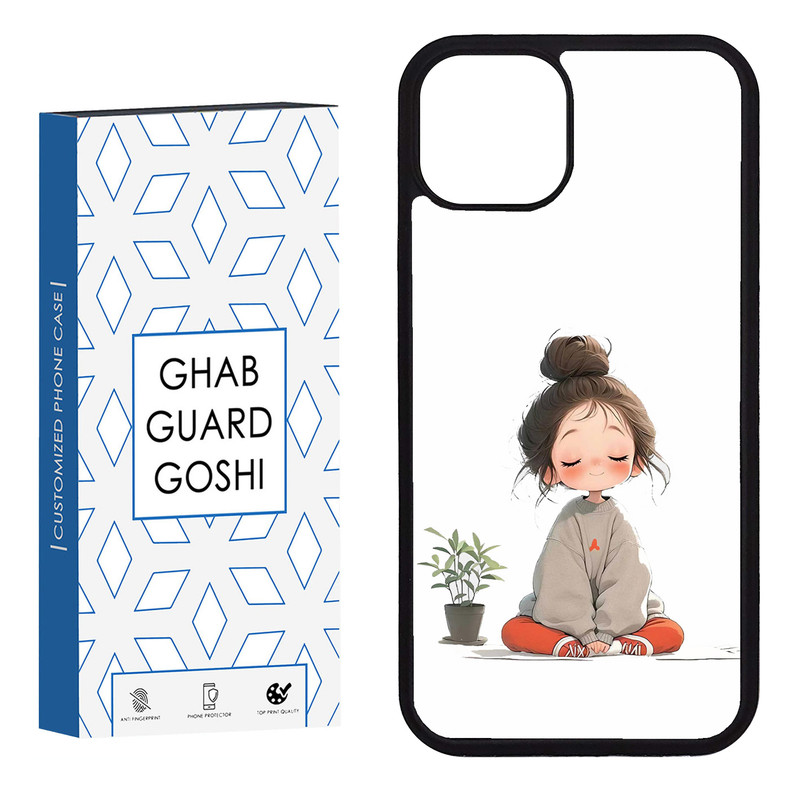 کاور قاب گارد گوشی طرح دختر ملوس کد FB-969 مناسب برای گوشی موبایل اپل iphone 13 / 14