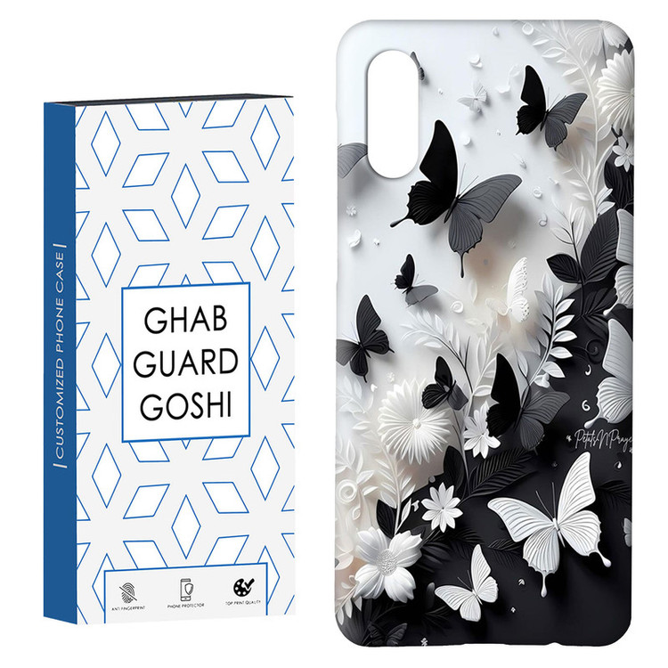 کاور قاب گارد گوشی طرح پروانه کد Dimo-384 مناسب برای گوشی موبایل سامسونگ Galaxy A02 / M02