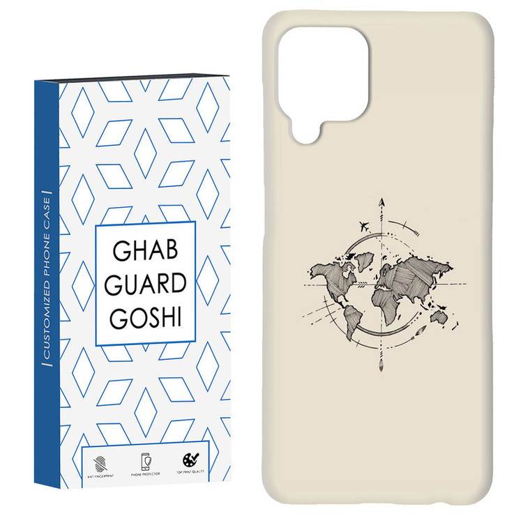 کاور قاب گارد گوشی طرح نقشه کد Dimo-175 مناسب برای گوشی موبایل سامسونگ Galaxy A12 / M12