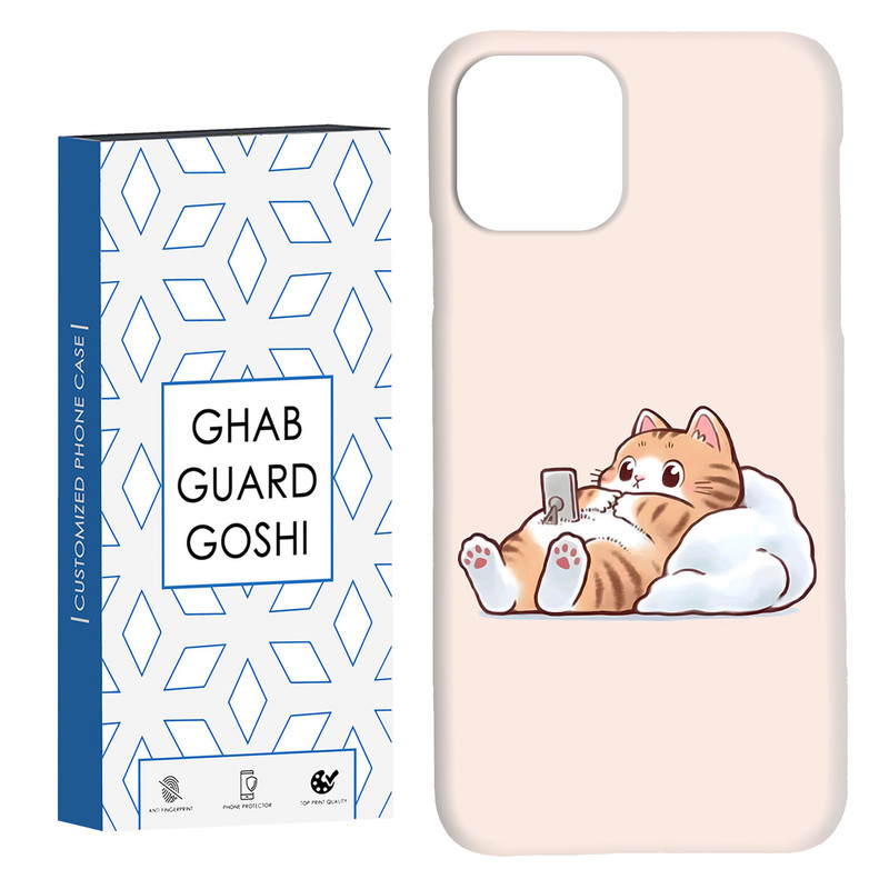 کاور قاب گارد گوشی طرح گربه کد Dimo-682 مناسب برای گوشی موبایل اپل  IPHONE 11 PRO MAX