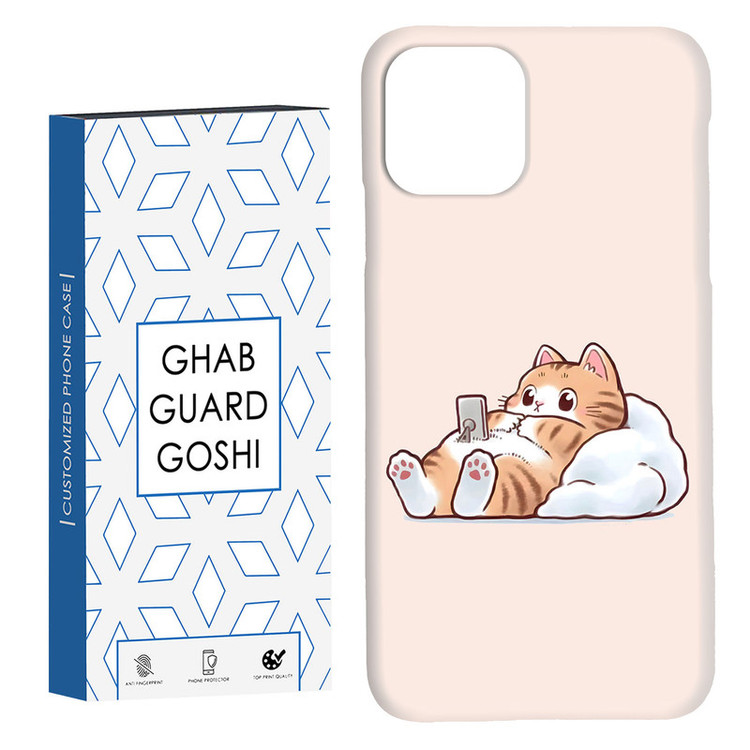 کاور قاب گارد گوشی طرح گربه کد Dimo-682 مناسب برای گوشی موبایل اپل IPHONE 11 PRO MAX