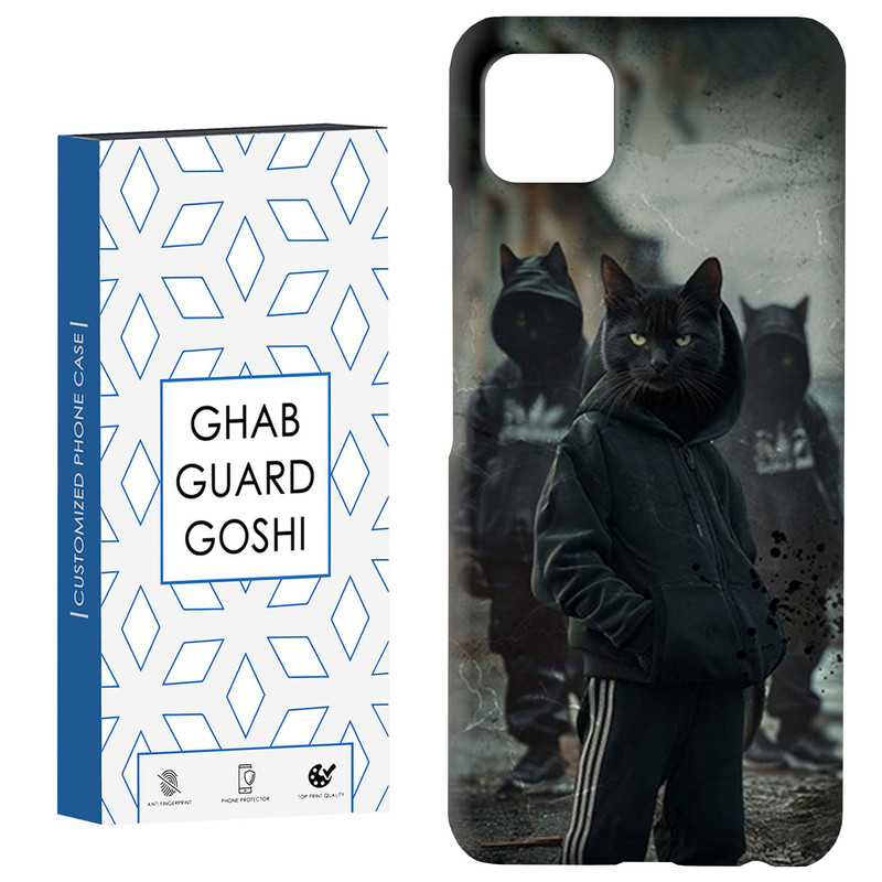 کاور قاب گارد گوشی طرح گربه سیاه کد Dimo-356 مناسب برای گوشی موبایل سامسونگ  GALAXY A22 5G