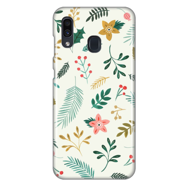 کاور طرح گل و برگ کد DIMO-036 مناسب برای گوشی موبایل سامسونگ Galaxy A30 / Galaxy A20