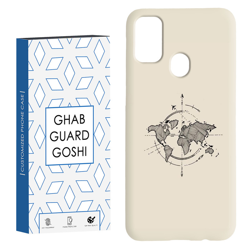 کاور قاب گارد گوشی طرح نقشه کد Dimo-175 مناسب برای گوشی موبایل سامسونگ Galaxy M30s / M21