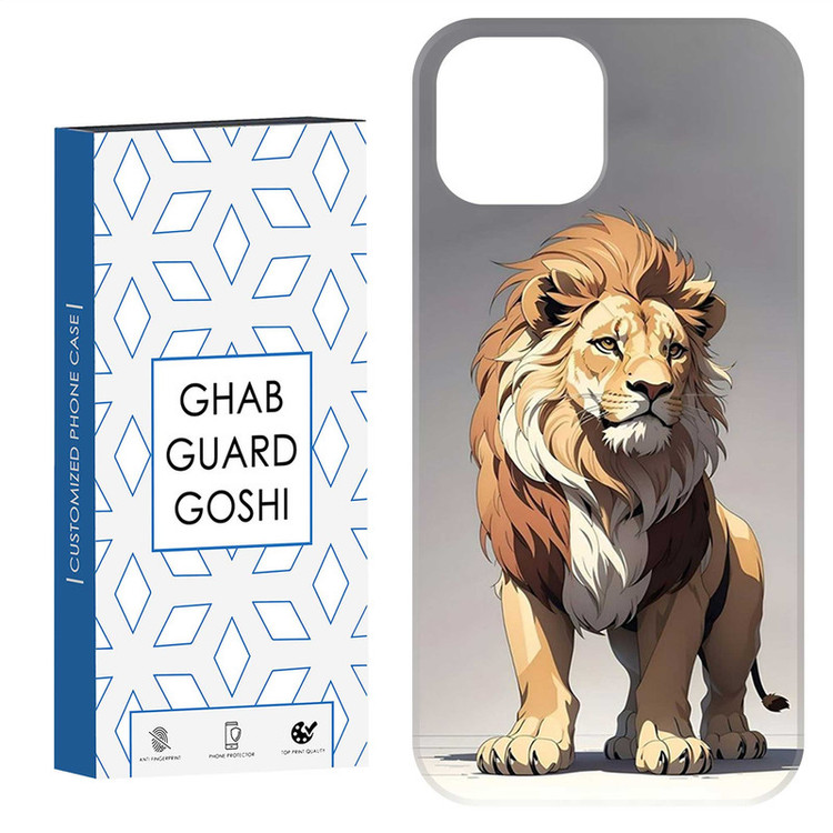 کاور قاب گارد گوشی طرح شیر کد Dimo-372 مناسب برای گوشی موبایل اپل IPHONE 15