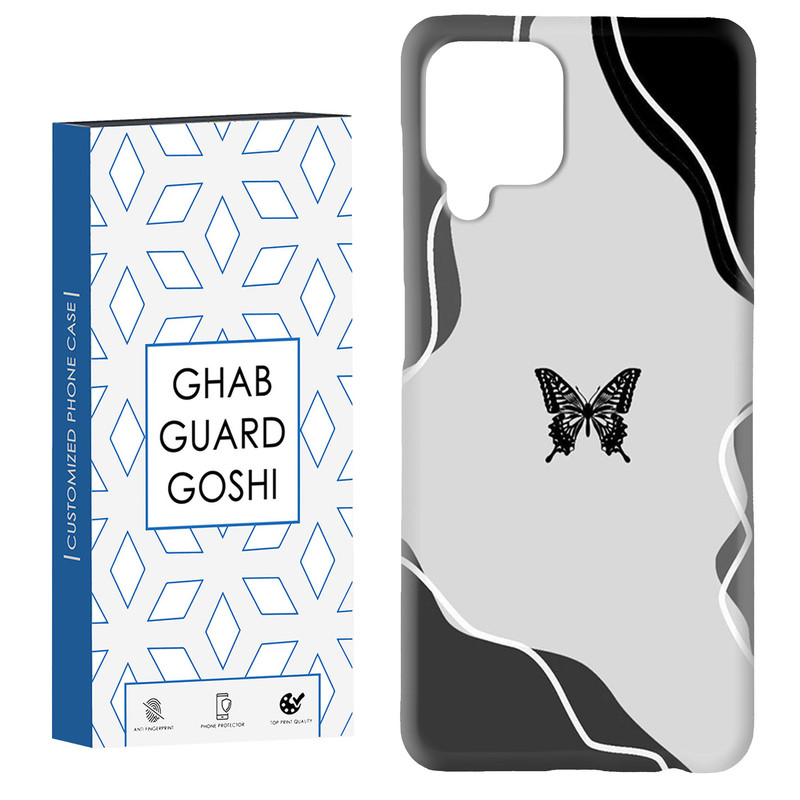 کاور قاب گارد گوشی طرح پروانه کد Dimo-536 مناسب برای گوشی موبایل سامسونگ Galaxy A12 / Galaxy M12