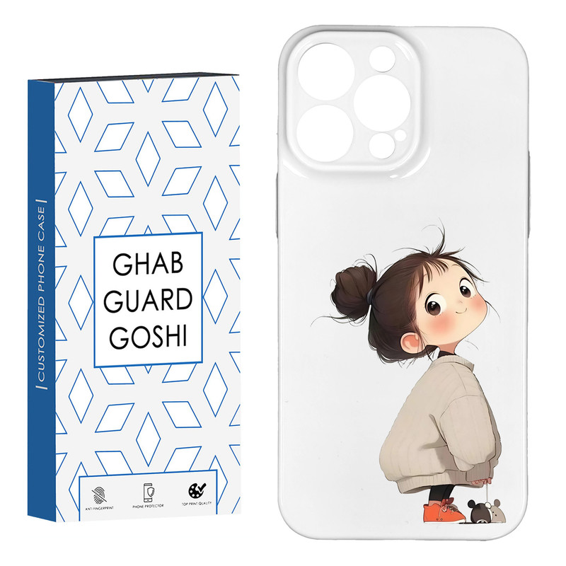 کاور قاب گارد گوشی طرح فانتزی دختر ملوس  کد HARD-010   مناسب برای گوشی موبایل اپل IPHONE 14 PRO
