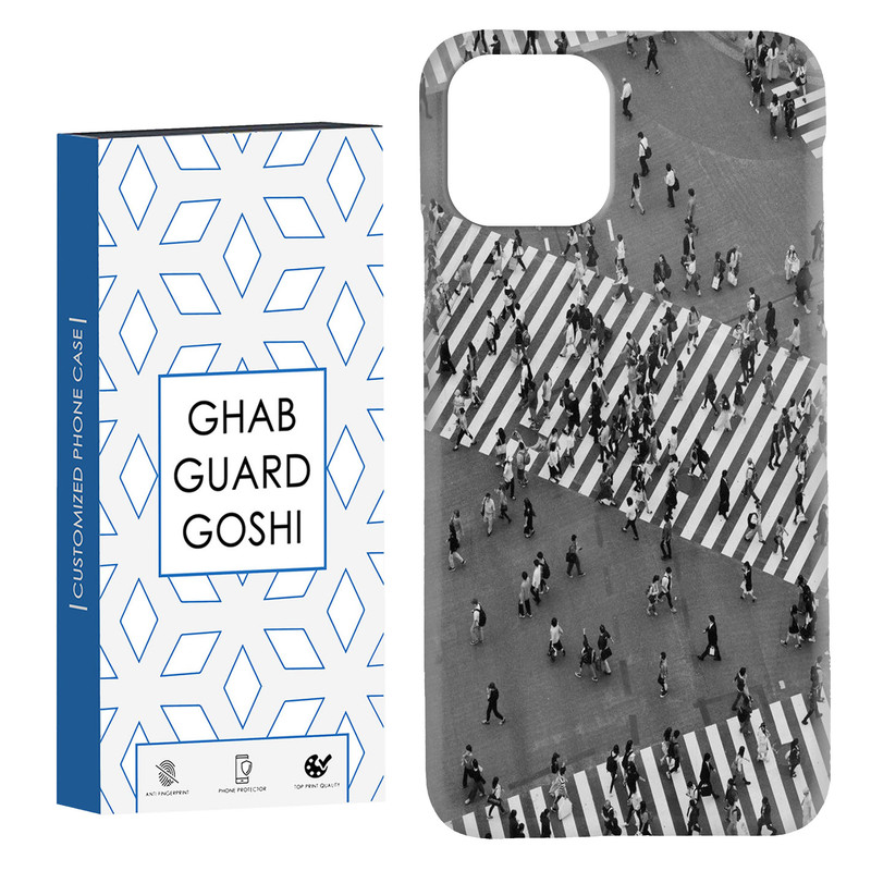 کاور قاب گارد گوشی طرح خیابون شلوغ کد Dimo-733 مناسب برای گوشی موبایل اپل  IPHONE 11