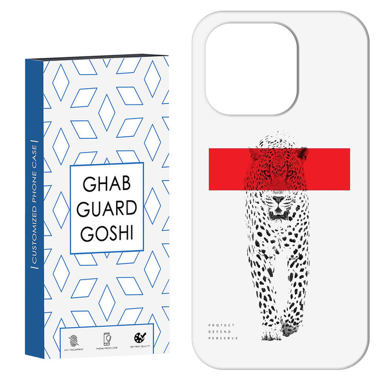 کاور قاب گارد گوشی طرح ببر کد Dimo-741 مناسب برای گوشی موبایل اپل IPHONE 15 PRO