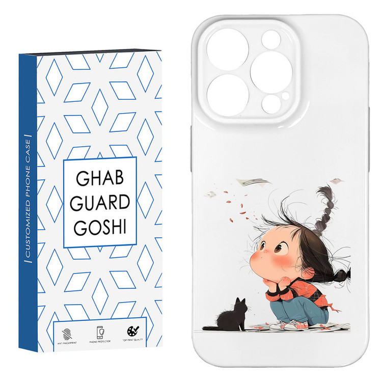 کاور قاب گارد گوشی طرح فانتزی دختر ملوس کد HARD-05 مناسب برای گوشی موبایل اپل IPHONE 15 PRO MAX