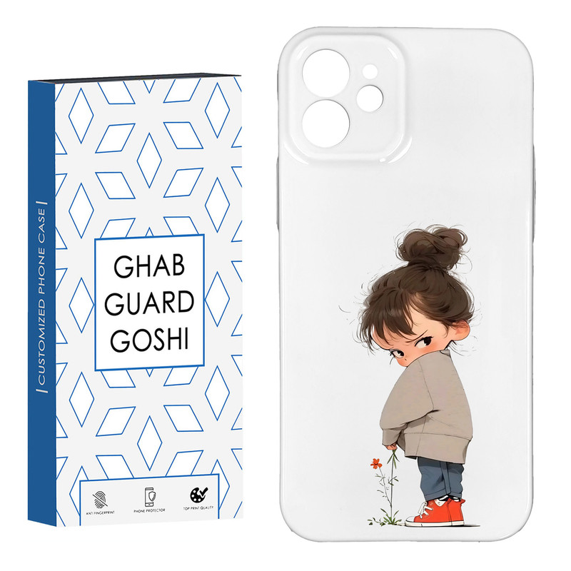کاور قاب گارد گوشی طرح فانتزی دختر ملوس کد HARD-03   مناسب برای گوشی موبایل اپل IPHONE 12