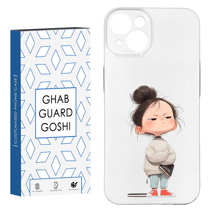 کاور قاب گارد گوشی طرح فانتزی دختر ملوس کد HARD-08 مناسب برای گوشی موبایل اپل IPHONE 15