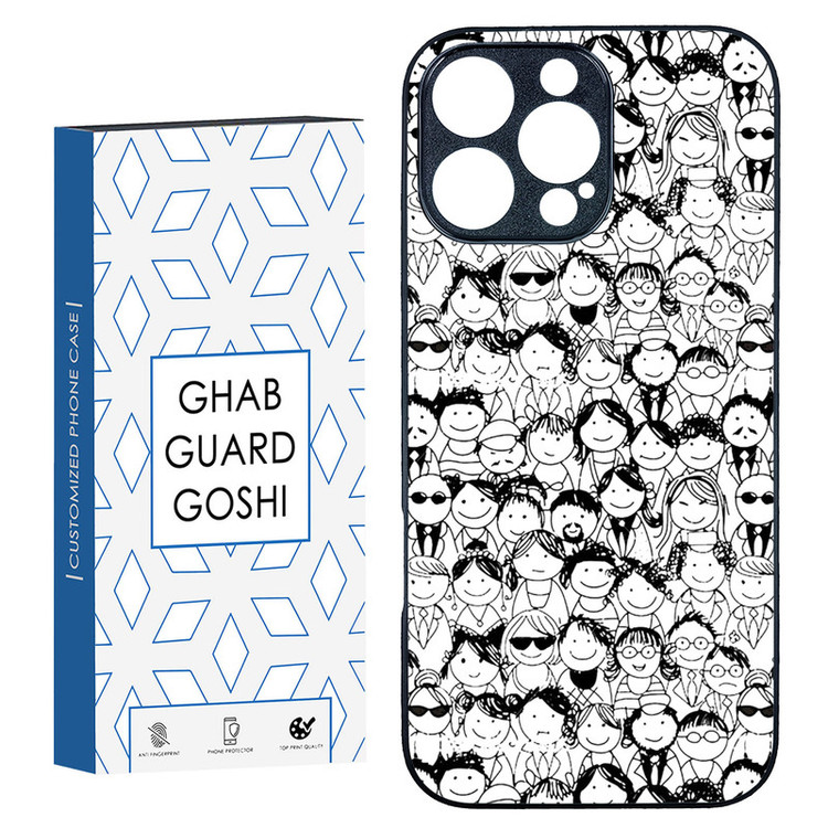 کاور قاب گارد گوشی طرح آدمک کد TPU-076 مناسب برای گوشی موبایل اپل Iphone 16 Pro Max