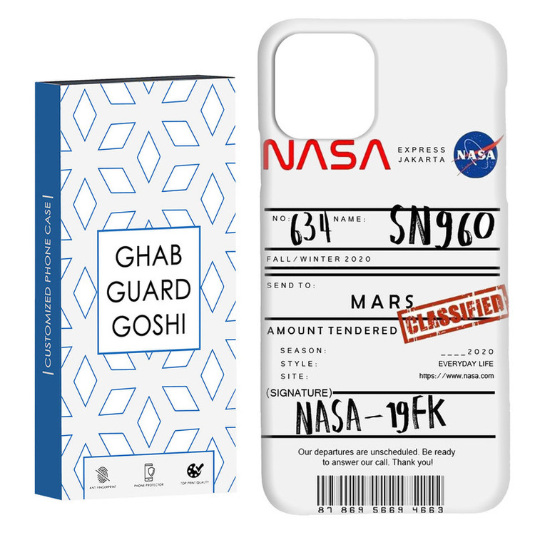 کاور قاب گارد گوشی طرح ناسا کد Dimo-192 مناسب برای گوشی موبایل اپل IPHONE 11 PRO MAX