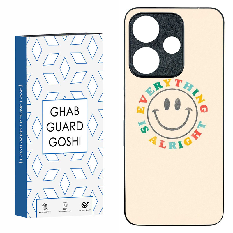 کاور قاب گارد گوشی طرح خوشحال کد TPU-247 مناسب برای گوشی موبایل شیائومی  REDMI 13