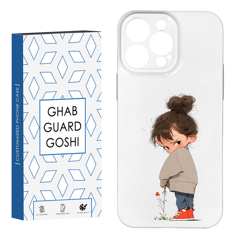 کاور قاب گارد گوشی طرح فانتزی دختر ملوس  کد HARD-03   مناسب برای گوشی موبایل اپل IPHONE 15 PRO