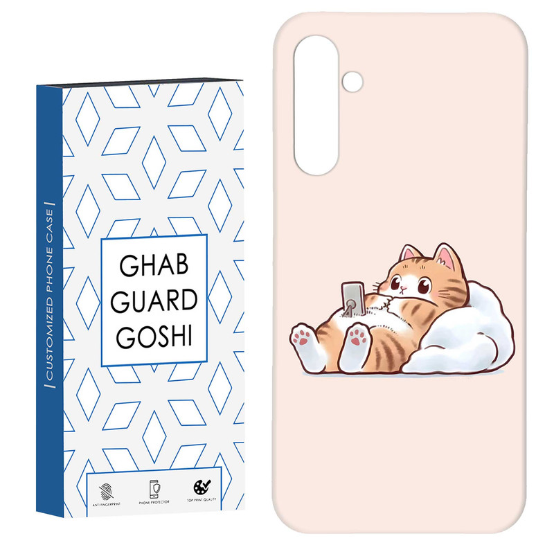 کاور قاب گارد گوشی طرح گربه کد Dimo-682 مناسب برای گوشی موبایل سامسونگ Galaxy S23 Fe