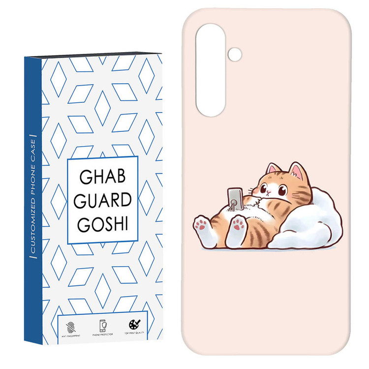 کاور قاب گارد گوشی طرح گربه کد Dimo-682 مناسب برای گوشی موبایل سامسونگ Galaxy S23 Fe