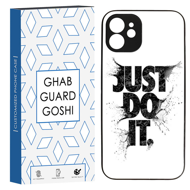 کاور قاب گارد گوشی طرح just do it کد TPU-107 مناسب برای گوشی موبایل اپل Iphone 12