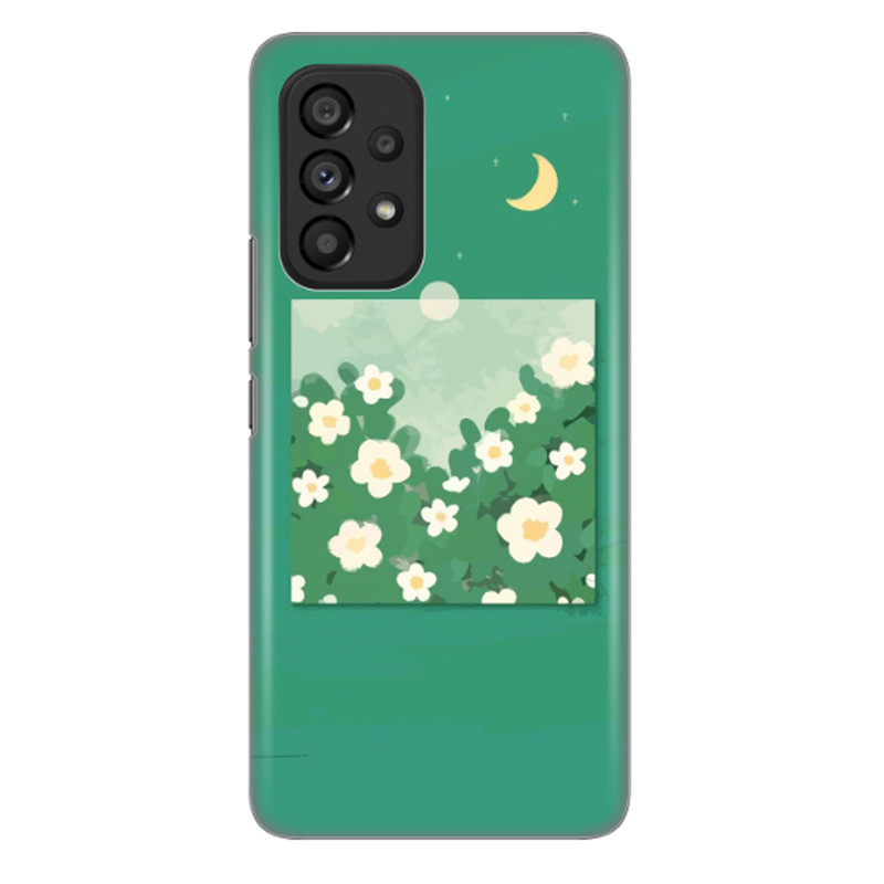 کاور طرح ماه و گل کد DIMO-028 مناسب برای گوشی موبایل سامسونگ Galaxy A73 5G / Galaxy A73
