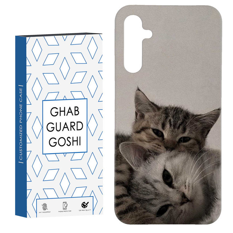 کاور قاب گارد گوشی طرح گربه کد Dimo-320 مناسب برای گوشی موبایل سامسونگ Galaxy A14
