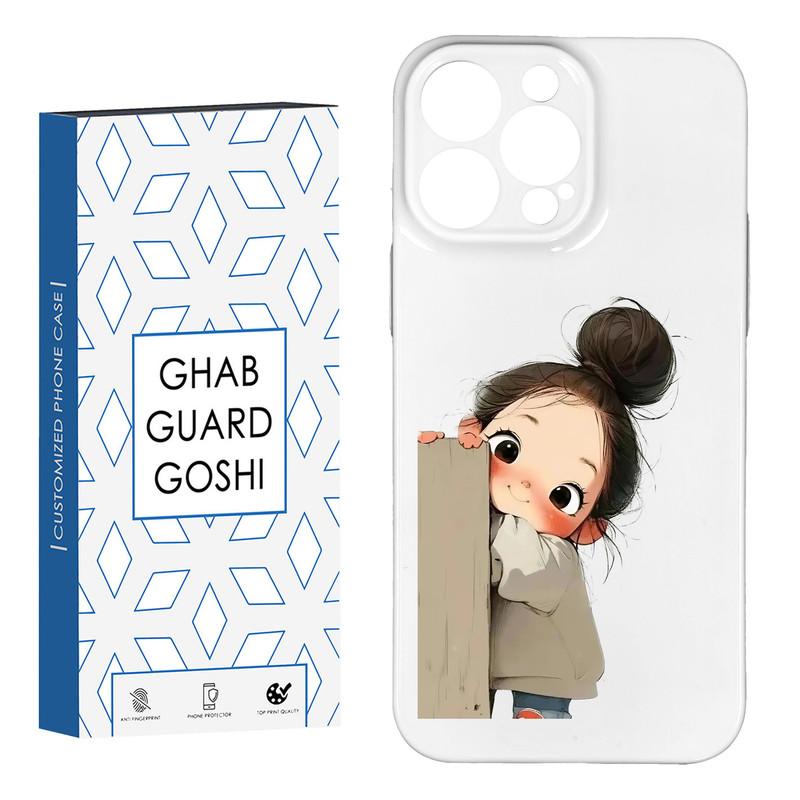 کاور قاب گارد گوشی طرح فانتزی دختر ملوس  کد HARD-09   مناسب برای گوشی موبایل اپل IPHONE 14 PRO