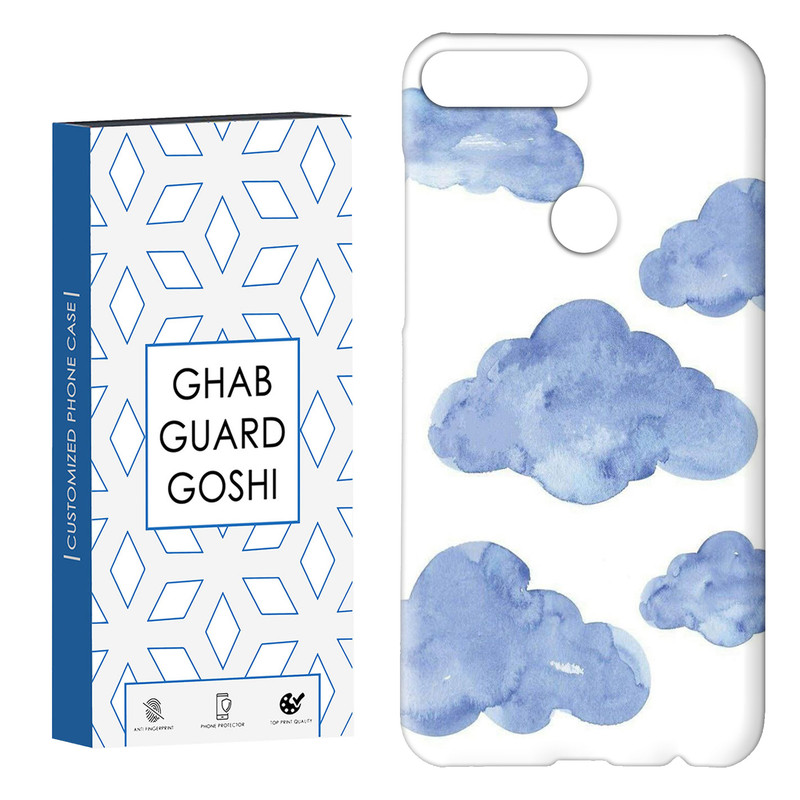 کاور قاب گارد گوشی طرح ابر کد Dimo-318 مناسب برای گوشی موبایل هوآوی Y7 2018 / Y7 Prime 2018 / Honor 7C