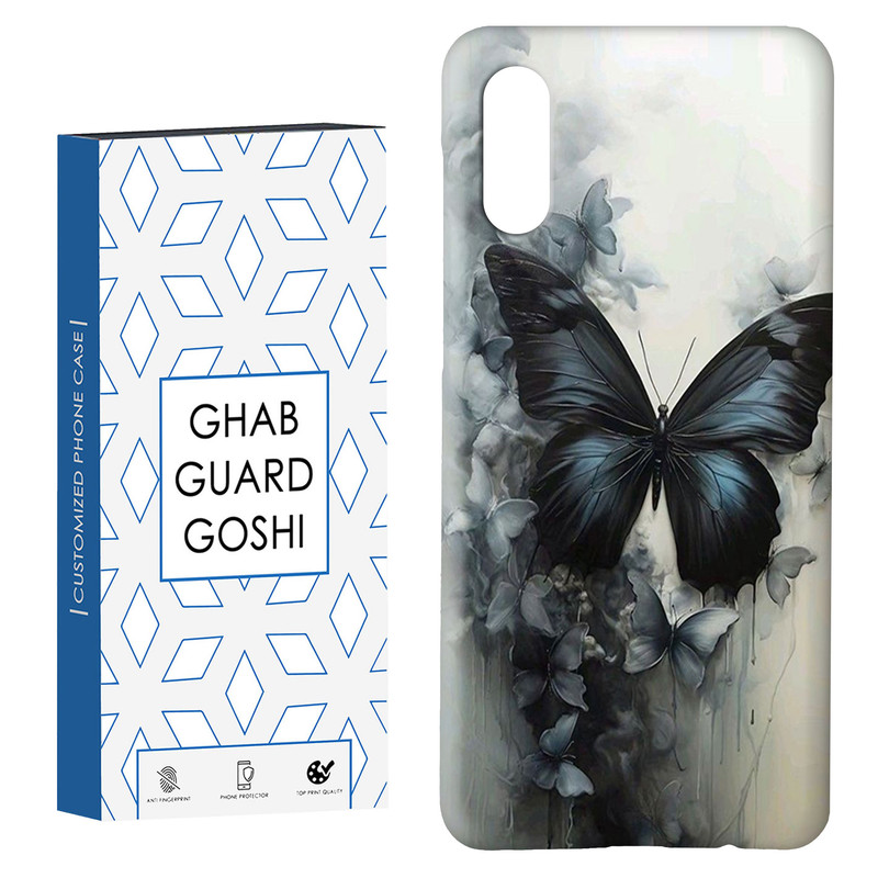کاور قاب گارد گوشی طرح پروانه کد Dimo-386 مناسب برای گوشی موبایل سامسونگ Galaxy A02 / M02