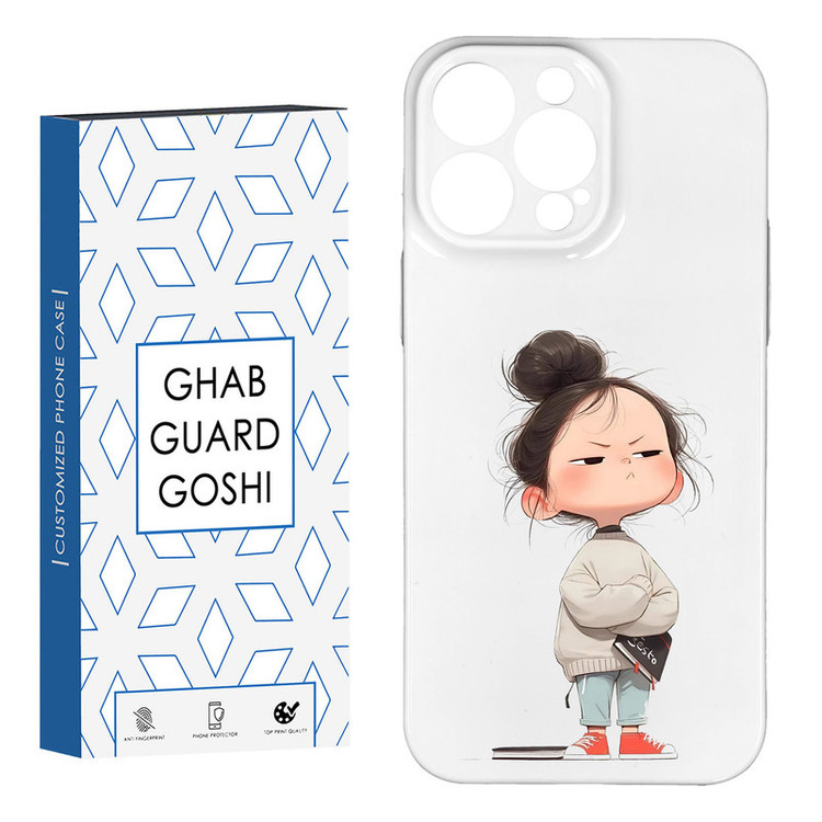 کاور قاب گارد گوشی طرح فانتزی دختر ملوس کد HARD-08 مناسب برای گوشی موبایل اپل IPHONE 14 PRO