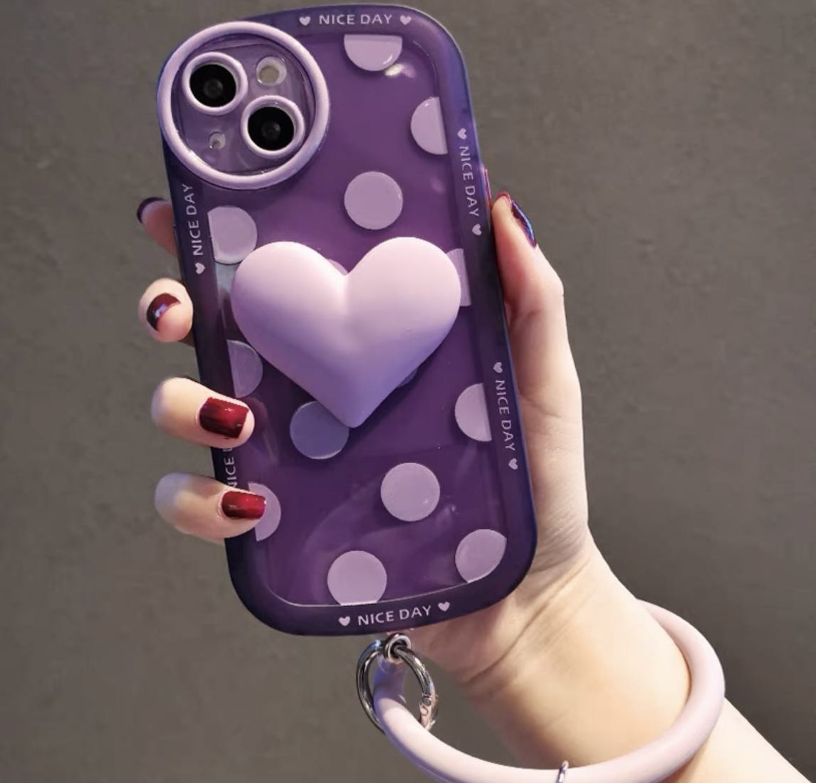 قاب مدل heart bangle مناسب برای گوشی آیفون iPhone x/xs کد Tor-۱