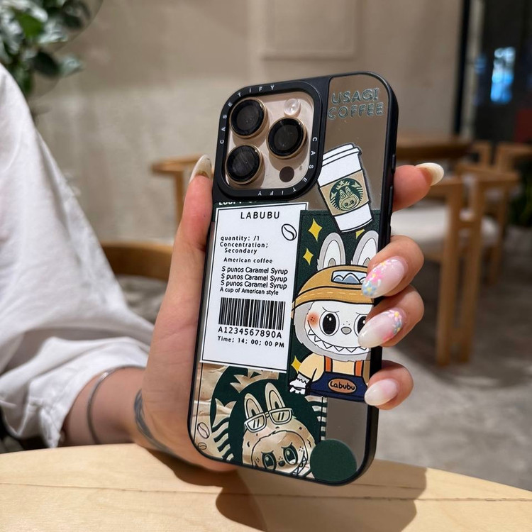 قاب مدل قاب لبوبو طرح کافی مناسب برای گوشی آیفون iPhone ۱3 Pro کد Tor-۱